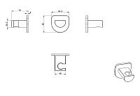 Wonzon & Woghand Держатель для ручного душа, цвет: хром WW-994216-CR