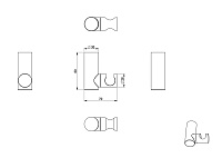 Wonzon & Woghand Держатель для ручного душа поворотный, цвет: хром WW-994219-CR
