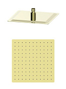 Wonzon & Woghand Верхний душ 30 см, 1 вид струи, без кронштейна, цвет: брашированное золото WW-88DP02-BG