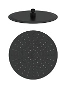 Wonzon & Woghand Верхний душ 30 см, 1 вид струи, без кронштейна, цвет: черный матовый WW-88DP04-MB