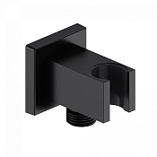 Wonzon & Woghand Шланговое подключение с держателем душа, цвет: черный матовый WW-HZ2312-MB