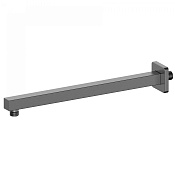 Wonzon & Woghand Кронштейн для верхнего душа, настенный 40 см, цвет: темный графит WW-SA10-40-BGM