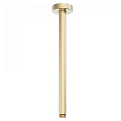 Wonzon & Woghand Кронштейн для верхнего душа, потолочный 30 см, цвет: брашированное золото WW-SA06-30-BG