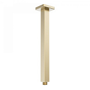 Wonzon & Woghand Кронштейн для верхнего душа, потолочный 30 см, цвет: брашированное золото WW-SA07-30-BG