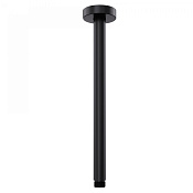 Wonzon & Woghand Кронштейн для верхнего душа, потолочный 30 см, цвет: черный матовый WW-SA06-30-MB