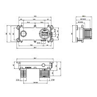 Fima Carlo Frattini Внутренняя часть встраиваемого смесителя для раковины, 1 потребитель F3600W