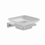 Wonzon & Woghand Eclipse Мыльница со стеклянной чашей, цвет: хром WW-9122-CR