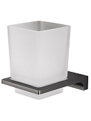 Wonzon & Woghand Eclipse Стакан подвесной, стеклянный, цвет: темный графит WW-9121-BGM