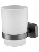 Wonzon & Woghand Graffity Стакан подвесной, стеклянный, цвет: темный графит WW-9321-BGM