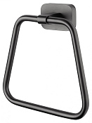 Wonzon & Woghand Graffity Полотенцедержатель 16 см, подвесной, цвет: темный графит WW-9313-BGM