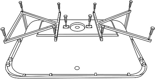 Excellent Каркас для ванны универсальный MR-02