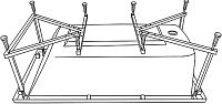 Excellent Каркас для ванны универсальный MR-02