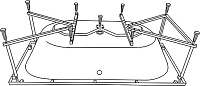 Excellent Каркас для ванны универсальный MR-02