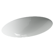 Ceramica Nova Era Раковина встраиваемая снизу 61,5x43,5x22h, с переливом, цвет: белый CN6081