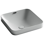 Ceramicanova Element Раковина встраиваемая сверху 43,8x17,2h, с переливом, цвет: белый CN6077