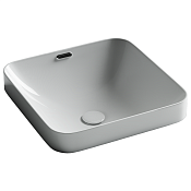 Ceramicanova Element Раковина встраиваемая сверху 43,8x17,2h, с переливом, цвет: белый CN6077