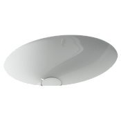 Ceramica Nova Era Раковина встраиваемая снизу 46,5x38x19h, с переливом, цвет: белый CN15005