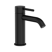 Sancos Etna Смеситель для раковины, без донного клапана, длина излива 12,5 см, цвет: черный матовый SC9001MB