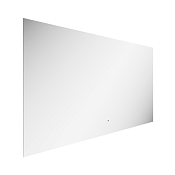 Sancos Square Зеркало 140x80h см, с подсветкой по периметру, с сенсорным выключателем, цвет: хром SQ1400