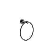 Sancos Base Полотенцедержатель-кольцо d18,8 см, подвесной, цвет: вороненая сталь SC9029GG