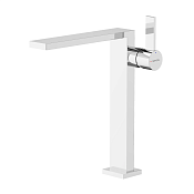 Sancos Linn Смеситель для раковины высокий, без донного клапана, высота излива 24,8 см, цвет: хром SC9020CH