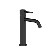 Sancos Etna Смеситель для раковины, без донного клапана, длина излива 13,9 см, цвет: черный матовый SC9003MB