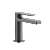 Sancos Studio Смеситель для раковины, без донного клапана, дл. излива 12,5см, цвет: вороненая сталь SC9015GG