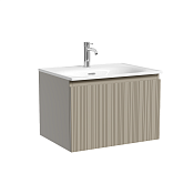 Sancos Code Тумба под раковину, подвесная 59x45,3x40h см, с 1-м выдвижным ящиком, цвет:серая платина CD60GP