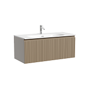 Sancos Code Тумба под раковину, подвесная 99x45,3x40h см, с 1-м выдвижным ящиком, цвет: серо-бежевый CD100GB