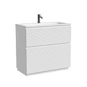 Sancos Folk Floor Тумба под раковину, напольная 89x45x85h см, с 2-мя выдвижными ящиками, цвет:bianco FL90FW