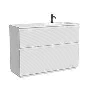 Sancos Folk Floor Тумба под раковину правая, напольная 119x45x85h см, 2 выдвиж. ящ., цвет: bianco FL120FRW