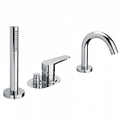 Bongio Pi7 Смеситель для ванны, на борт ванны, цвет: хром 07531CR0DPR