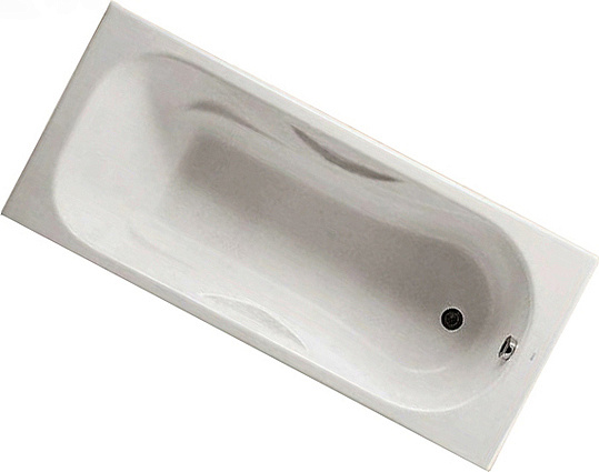 Roca Malibu Ванна чугунная 170х75 см, без ножек, цвет: белый глянцевый 230960000