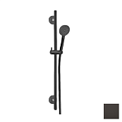 Almar Posh Душевой гарнитур: ручная лейка Posh, шланг 150 см, штанга, цвет: PVD polished deep black E144065.DB