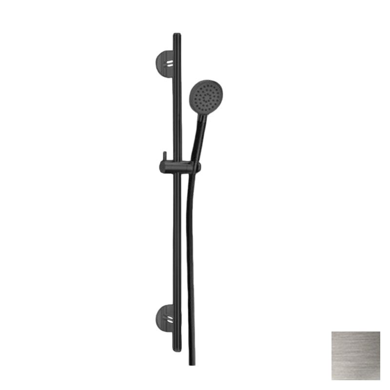 Almar Posh Душевой гарнитур: ручная лейка Posh, шланг 150 см, штанга 100 см, цвет: nickel brushed E144065.NB