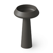 Dea Design Pedestal Basin Раковина напольная d54,5х90h см, без перелива, выпуск в пол, цвет:graphite DD2046 545 5