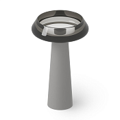 Dea Design Pedestal Basin Раковина напольная d54,5х90hсм, без перел., выпуск в пол, цвет:smoky black DD2046 545 R4