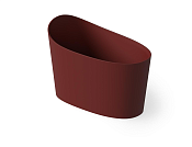 Dea Design Single Ванна из Solid Surface отдельност. 130x70 см, сидячая, с переливом, цвет: red wine DD8700 1300 17