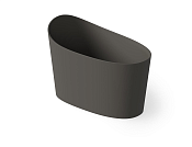 Dea Design Single Ванна из Solid Surface отдельност. 130x70 см, сидячая, с переливом, цвет: graphite DD8700 1300 5