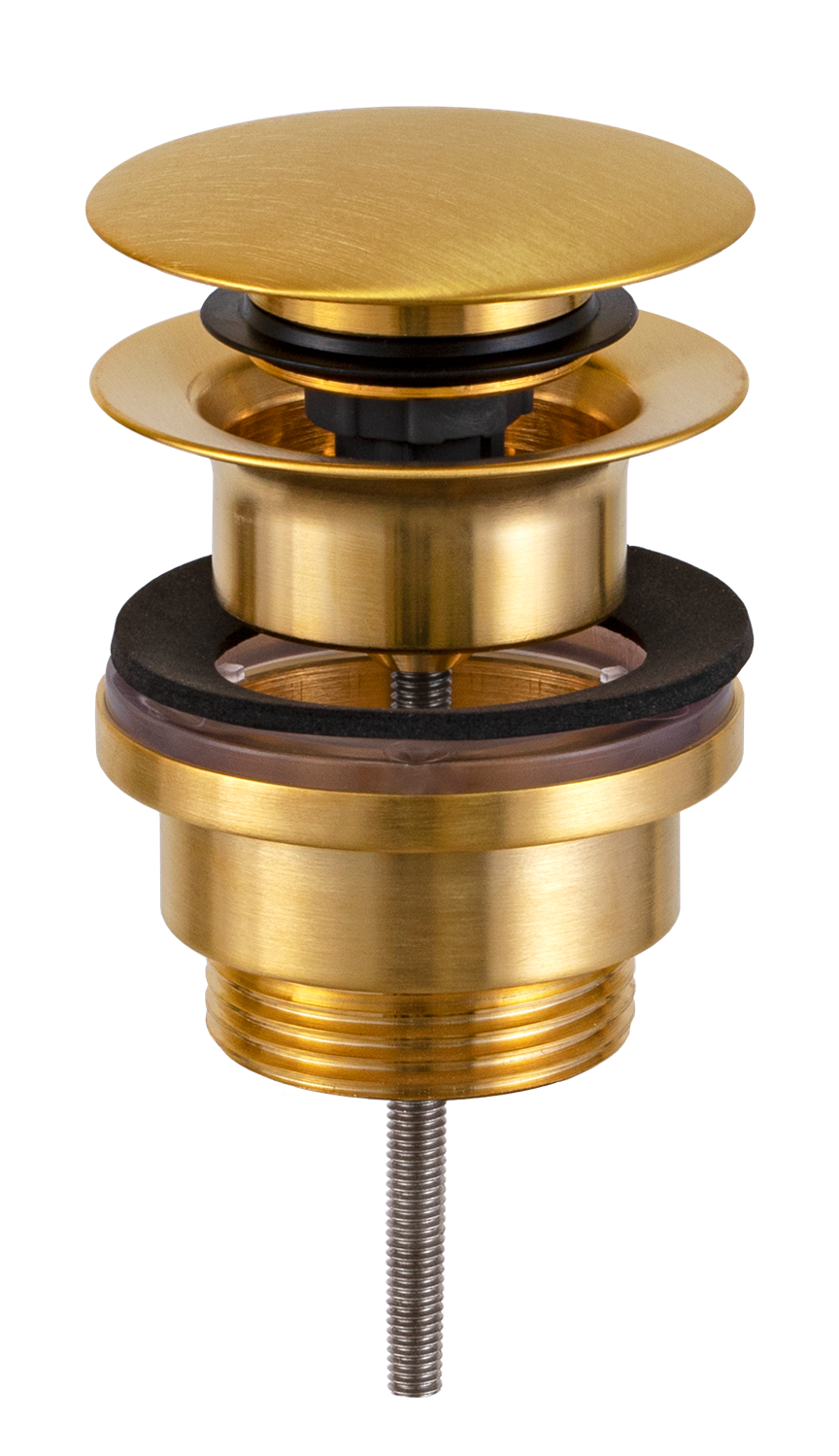 Daniel Донный клапан универсальный click-clack, цвет: золото брашированное A735RDP