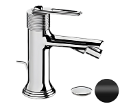 Daniel Brooklyn Смеситель для биде с донным клапаном, излив 11,7 см, цвет: черный матовый BY60415