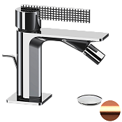 Daniel Club Смеситель для биде с донным клапаном, излив 8,5 см, цвет: медь брашированная ANC604RP