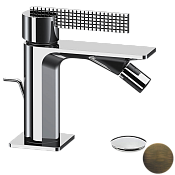 Daniel Club Смеситель для биде с донным клапаном, излив 8,5 см, цвет: латунь сан-марко ANC604SM