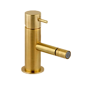 Daniel Tokyo Смеситель для биде с донным клапаном, излив 9,5 см, цвет: золото брашированное TK604DP