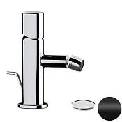 Daniel Trilogy Смеситель для биде с донным клапаном, излив 9,5 см, цвет: черный матовый TG60415