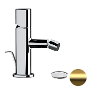 Daniel Trilogy Смеситель для биде с донным клапаном, излив 9,5 см, цвет: золото брашированное TG604DP