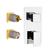 Daniel Skyline Смеситель для душа, на 3 потребителя, внешняя часть, цвет: хром SK612D3KBCR