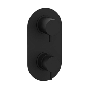 Daniel Tokyo Смеситель для душа, на 3 потребителя, внешняя часть, цвет: черный матовый TK612D3KB15