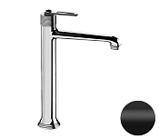 Daniel Brooklyn Смеситель для раковины высокий, без донного клап., излив 34,4 см, цвет: черный мат BY607B15