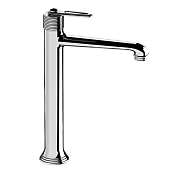 Daniel Brooklyn Смеситель для раковины высокий, без донного клапана, излив 34,4 см, цвет: хром BY607BCR